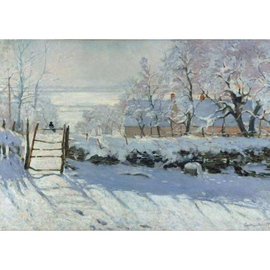 Grafika Puzzle Die Elster, 1868-1869 mit 1000 Teilen