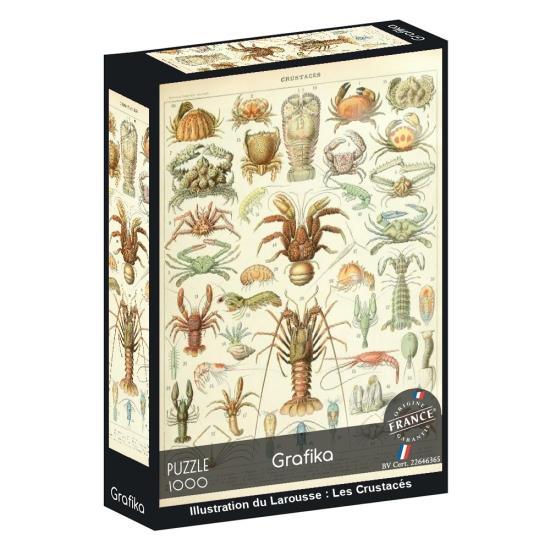 Puzzle Grafika Larousse: Krebstiere 1000 Teile