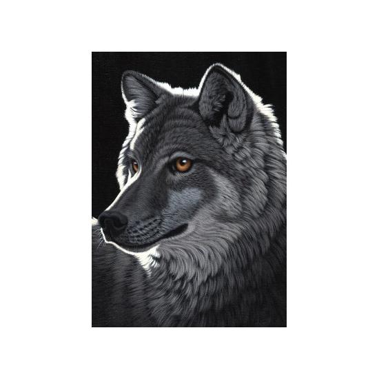 Grafika Wolf bei Nacht Puzzle 2000 Teile