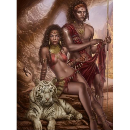 Grafika The Tiger Warriors Puzzle 2000 Teile