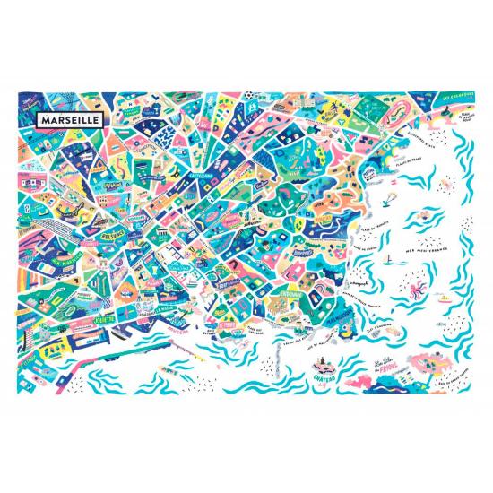 Puzzle Grafika Marseille 1000 Teile