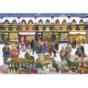 Puzzle Grafika Alphabet-Weihnachtsmarkt 1000 Teile