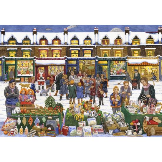 Puzzle Grafika Alphabet-Weihnachtsmarkt 1000 Teile