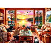 Puzzle Grafika Während Sie Angeln 1000 Teile