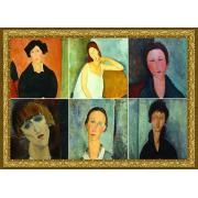 Grafika Modigliani Puzzle in Collage mit 1500 Teilen
