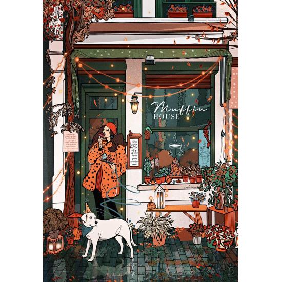Puzzle Grafika Muffin House 1000 Teile