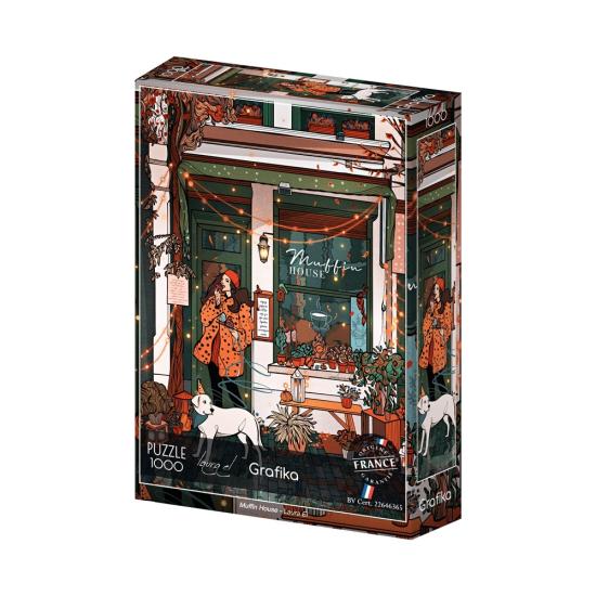 Puzzle Grafika Muffin House 1000 Teile