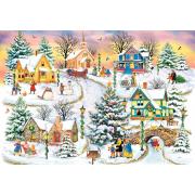 Puzzle Grafika Weihnachten In Unserer Stadt 1000 Teile