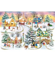 Puzzle Grafika Weihnachten In Unserer Stadt 1000 Teile