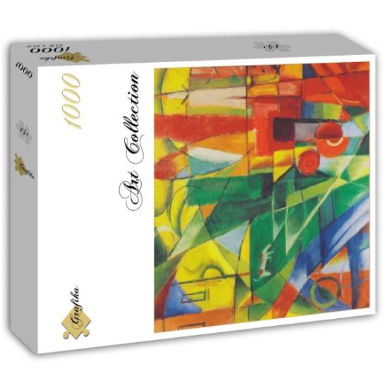 Grafika Puzzle-Landschaft mit Haus, Hund und Vieh mit 1000 Teile Grafika Puzzle-Landschaft mit Haus, Hund und Vieh mit 1000 Teile