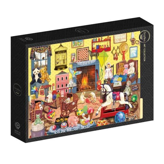 Puzzle Grafika Wer hat die Käfigtür offen gelassen 1000 Teile