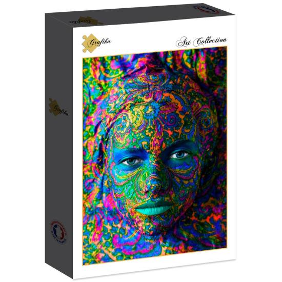 Grafika Porträt einer Frau Puzzle 2000 Teile