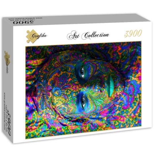 Grafika Porträt einer Frau Puzzle 3900 Teile