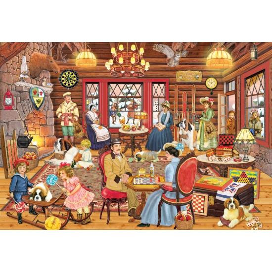 Puzzle Grafika Olsens Familientreffen 1000 Teile