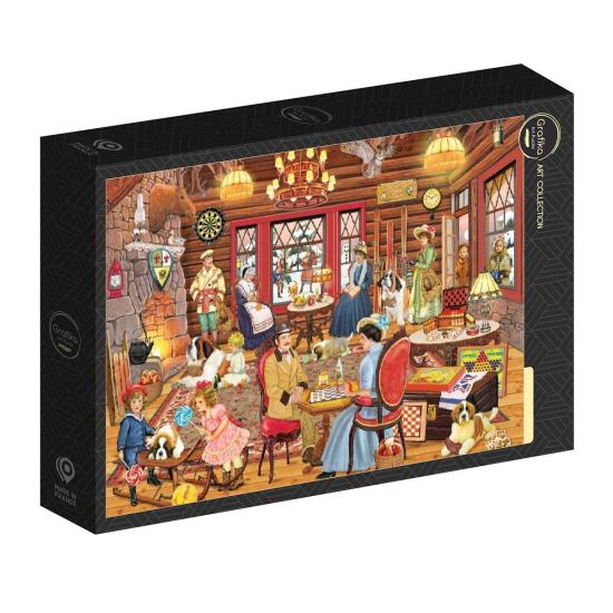 Puzzle Grafika Olsens Familientreffen 1000 Teile