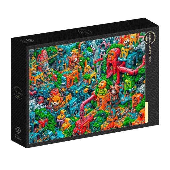 Puzzle Grafika Robotopia 1000 Teile