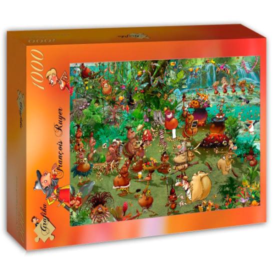 Grafika Safari Tribal Puzzle 1000 Teile