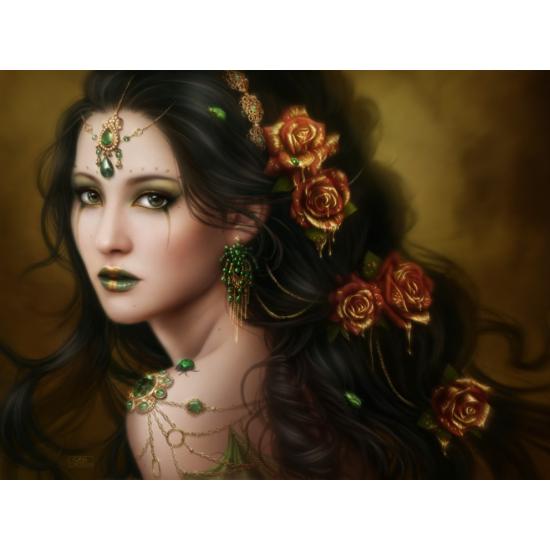 Grafika Goldene Rose Puzzle mit 2000 Teilen