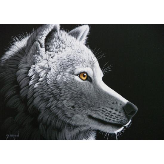 Grafika Wolfsgesicht im Mondlicht Puzzle 1000 Teile Grafika Wolfsgesicht im Mondlicht Puzzle 1000 Teile