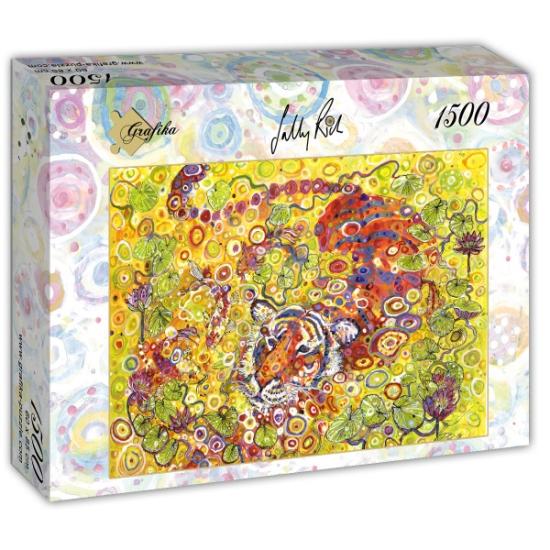 Grafika Schwimmender Tiger-Puzzle mit 1500 Teilen