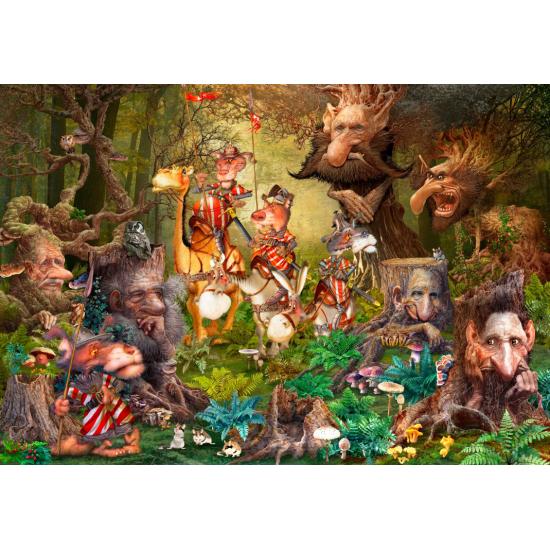 Puzzle Grafika Trolls 1000 Teile