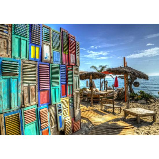 Puzzle Grafika Fenster zum Paradies 1000 Teile