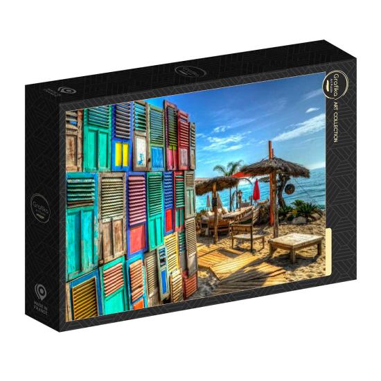 Puzzle Grafika Fenster zum Paradies 1000 Teile