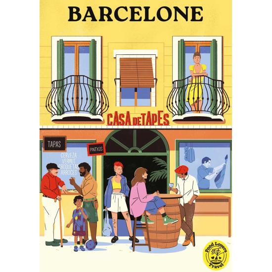 Puzzle Hachette Barcelona 1000 Teile