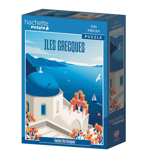 Puzzle Hachette Flucht  den griechischen Inseln 500 Teile