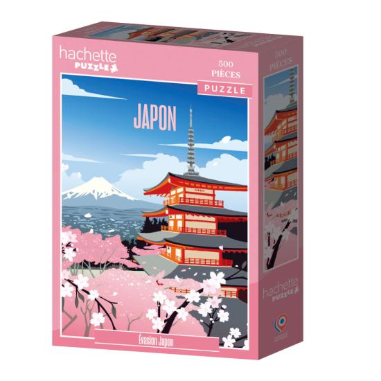 Puzzle Hachette Entfliehen Sie Japan 500 Teile