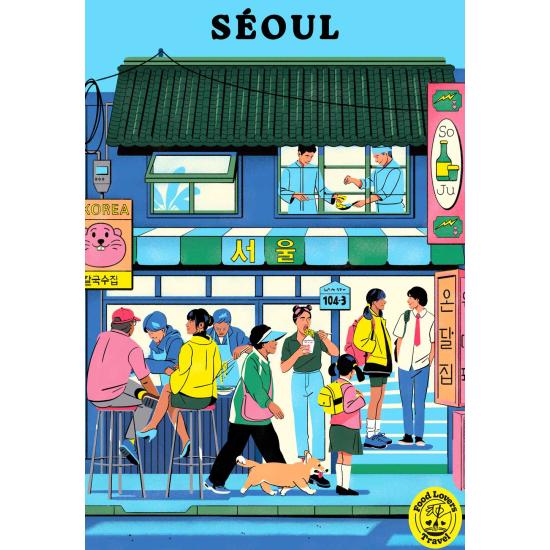 Puzzle Hachette Seoul 1000 Teile