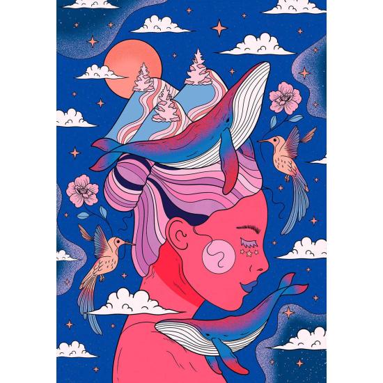 Puzzle Hachette Traum von anderswo 500 Teile