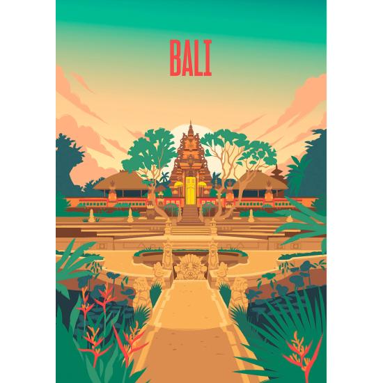 Puzzle Hachette Urlaubsträume Bali 500 Teile