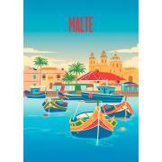 Puzzle Hachette Urlaubsträume Malta 500 Teile