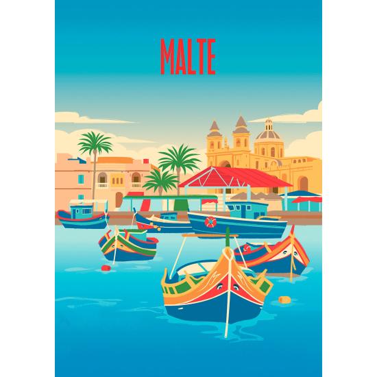 Puzzle Hachette Urlaubsträume Malta 500 Teile