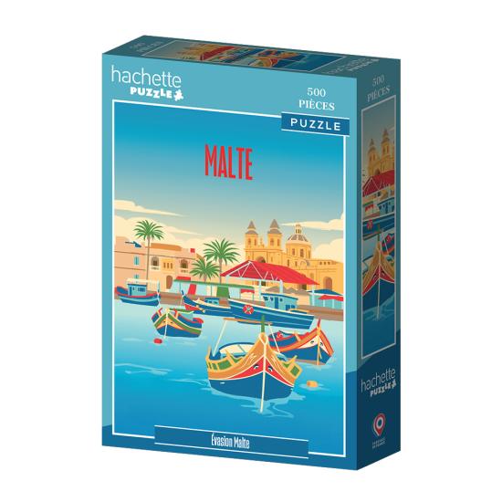 Puzzle Hachette Urlaubsträume Malta 500 Teile