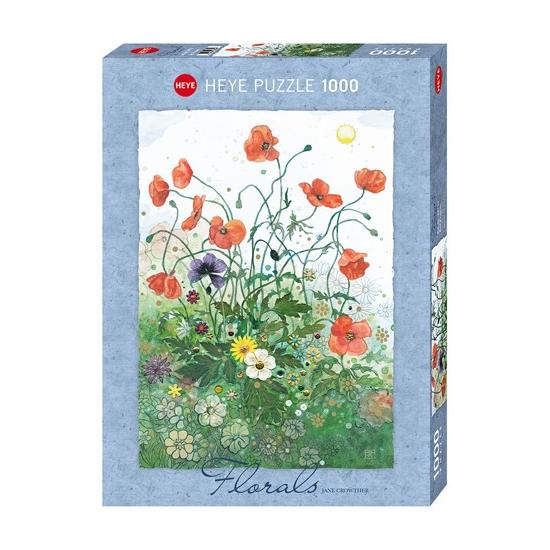Heye Rote Mohnblumen Puzzle 1000 Teile