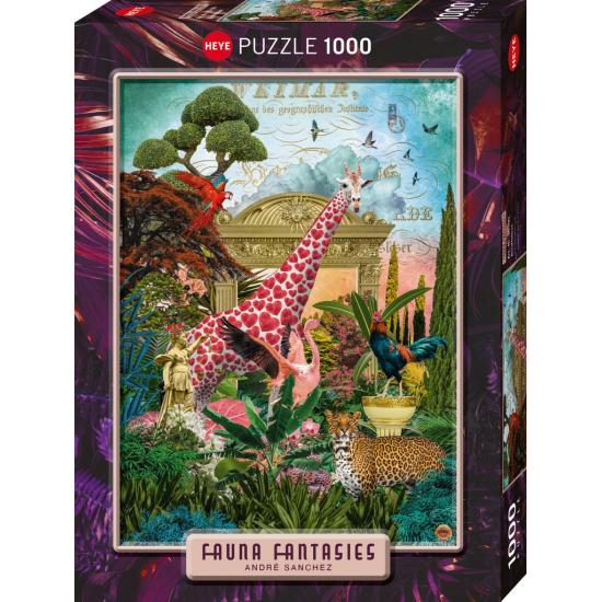 Puzzle Heye Giraffoliebe 1000 Teile
