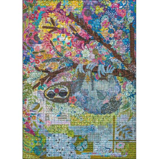 Heye Quilt Art Puzzle, 1000 Teile gewebtes Faultier