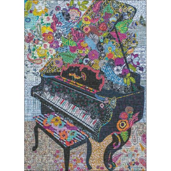 Heye Quilt Art Puzzle, 1000 Teile gewebtes Klavier