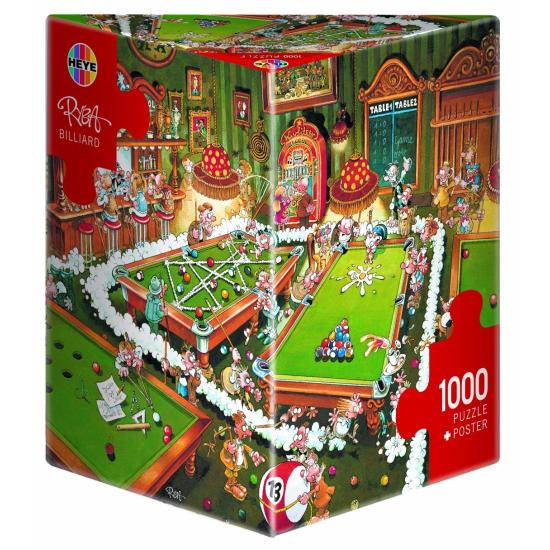 Heye Billard-Puzzle, 1000-teilige Dreiecksbox