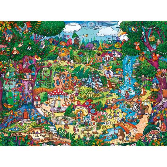 Puzzle Heye Wald mit Leben 1500 Teile