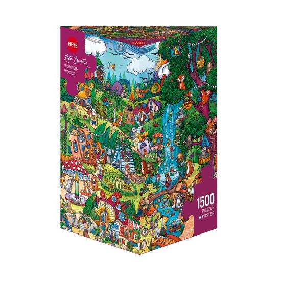 Puzzle Heye Wald mit Leben 1500 Teile