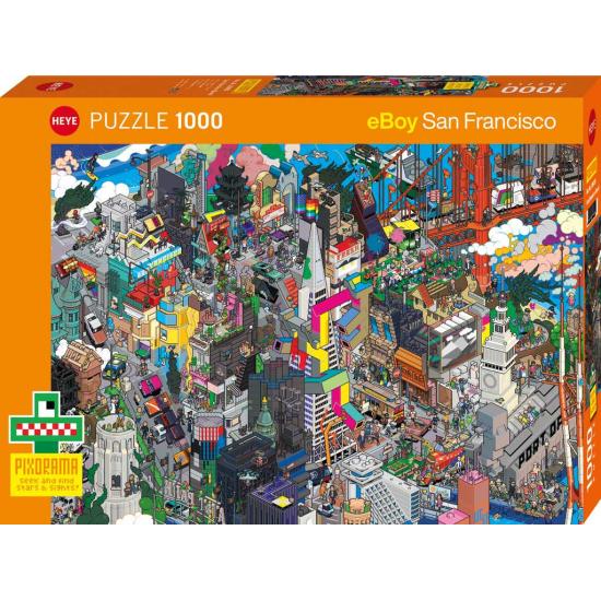 Puzzle Heye San Francisco Quest 1000 Teile