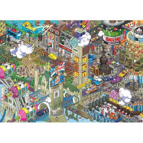 Puzzle Heye Suche in London 1000 Teile