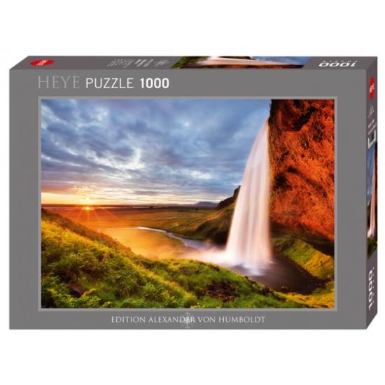 Heye Seljalandsfoss Wasserfall Puzzle 1000 Teile