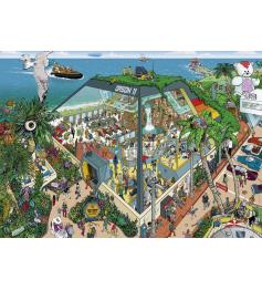 Puzzle Heye Schönheitszentrum, Dreieckige Box 1000 Teile