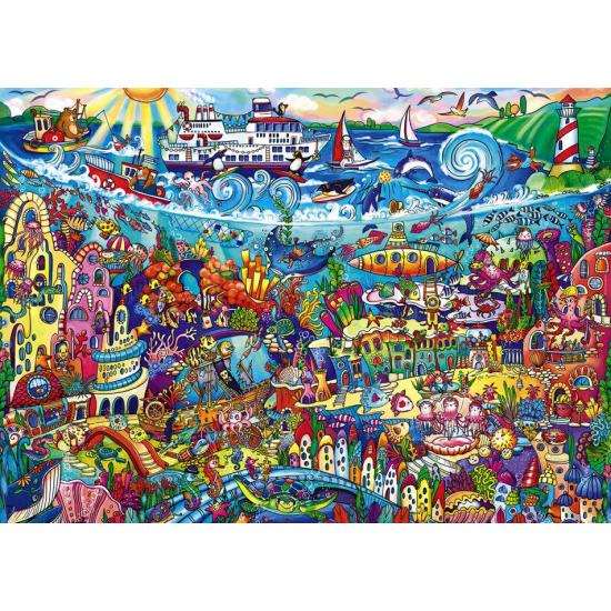 Heye Magic Sea Puzzle, 1000-teilige Dreiecksbox