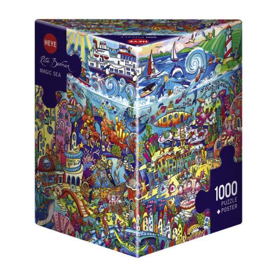 Heye Magic Sea Puzzle, 1000-teilige Dreiecksbox