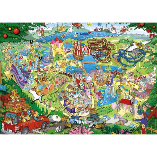 Heye Fun Park Puzzle, 1000-teilige Dreiecksbox